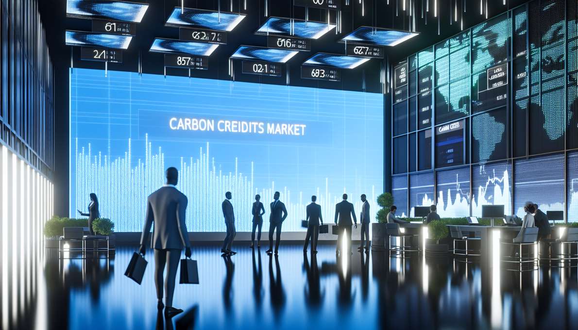 Hình ảnh minh họa giao dịch chứng chỉ carbon trên thị trường